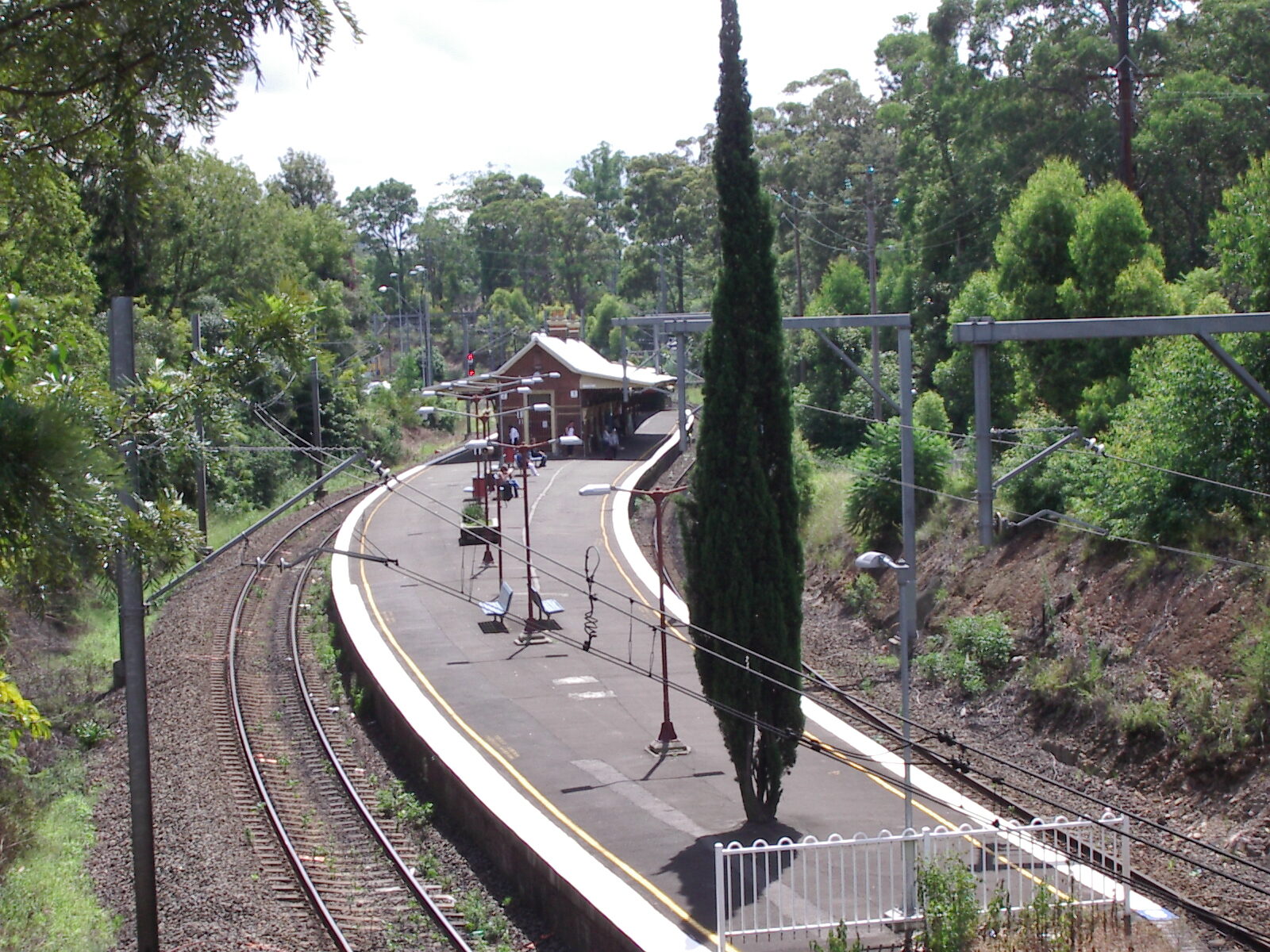 Beecroft railway station landscape reference
